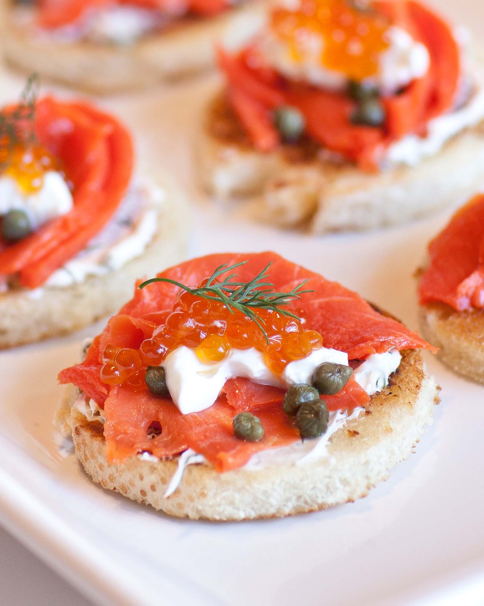 Caviar Salmon Appetizer